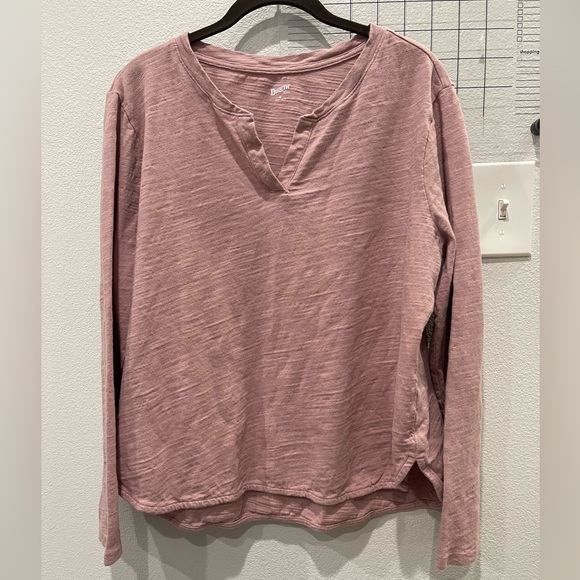 Duluth Mauve Long Sleeve Pullover Top - Picture 1 of 6